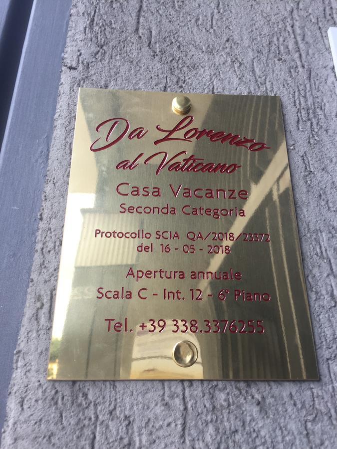 Da Lorenzo Al Vaticano โรม ภายนอก รูปภาพ